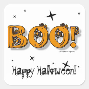 Happy Halloween Boo! Sticker