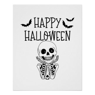Happy Halloween Brilliant Poster