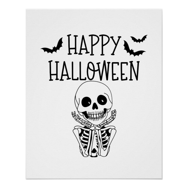 Happy Halloween Brilliant Poster (Front)