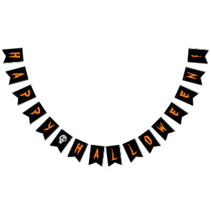 Happy Halloween  Bunting Flags