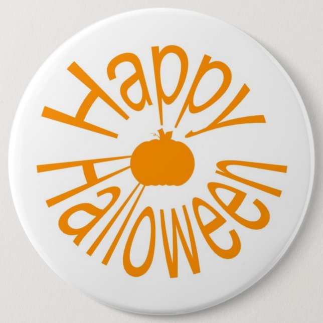Happy Halloween Button (Front)