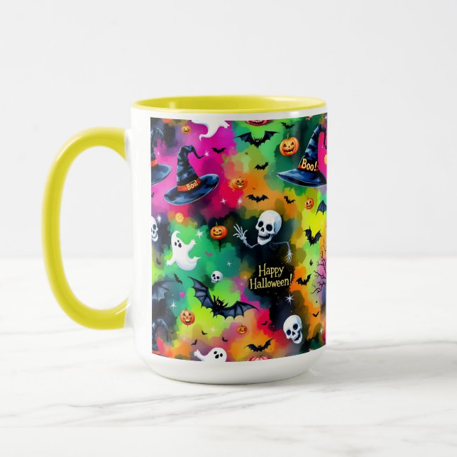 Happy Halloween, by Natasha Us   Mug (Left)