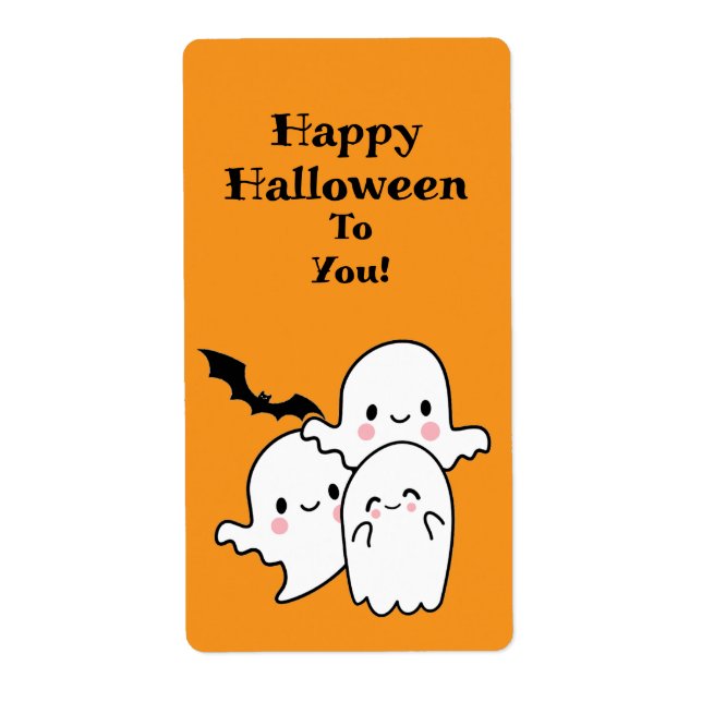 Happy Halloween Can Personalize (Front)