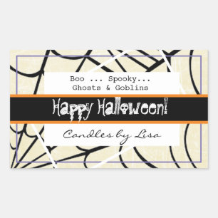 Happy Halloween Candle Making Labels