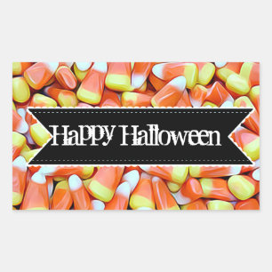 Happy Halloween Candy Candy Corn Stickers