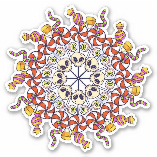 Happy Halloween Candy Collage (Front)