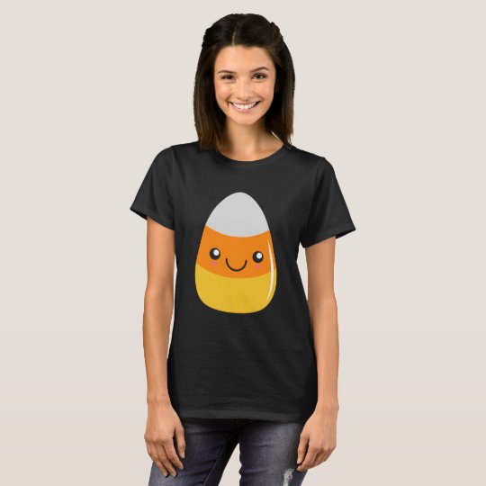 Happy Halloween Candy Corn Emoji T-Shirt