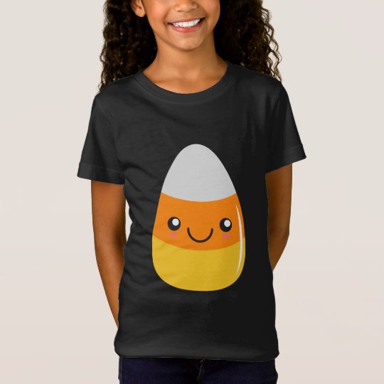 Happy Halloween Candy Corn Emoji T-Shirt