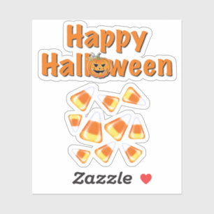 Happy Halloween Candy corn pumpkin