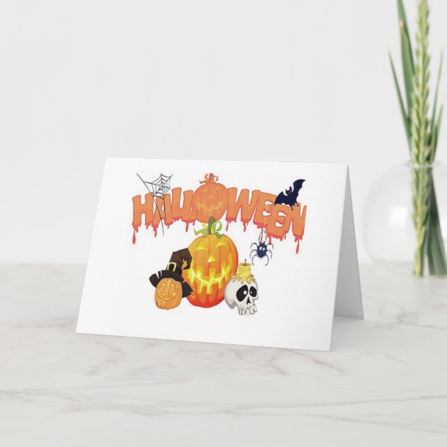 Happy Halloween Card (Front)