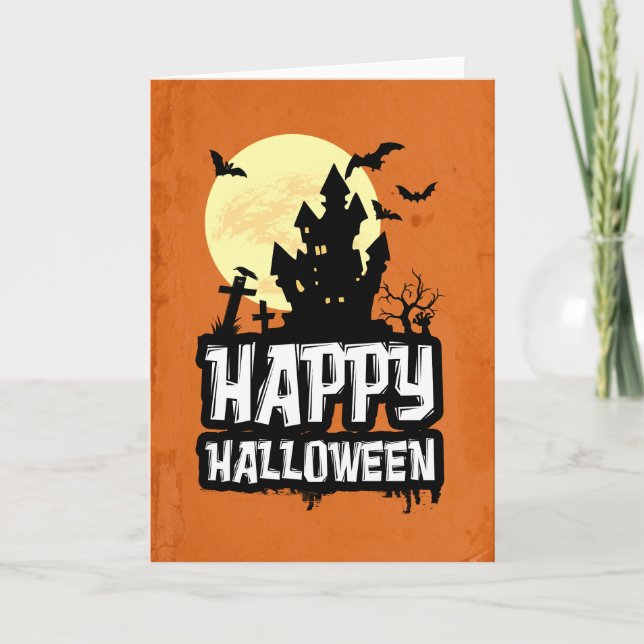 Happy Halloween Card (Front)