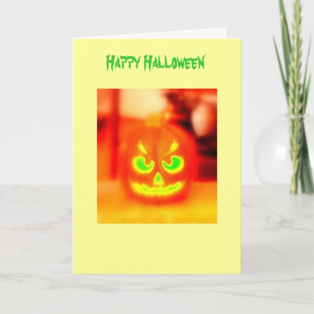 Happy Halloween Card (Front)
