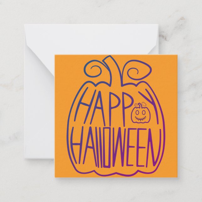 Happy halloween cards, cute, stock up! card (Front)
