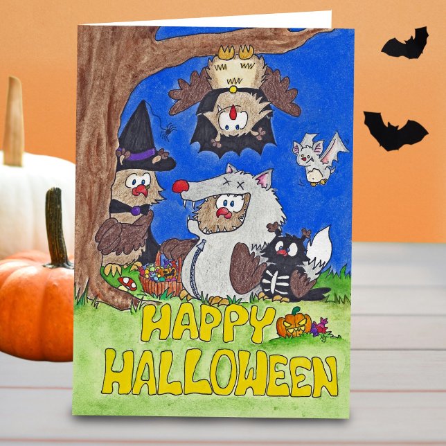 HAPPY HALLOWEEN Carte de voeux par Nicole Janes (Créateur téléchargé)
