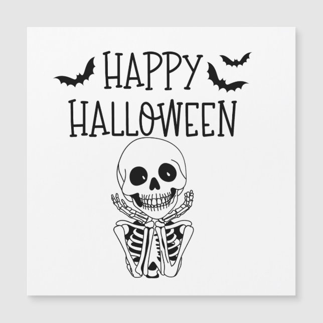 Happy Halloween Carte magnétique (Devant)
