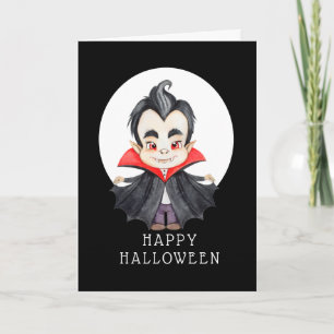 Happy Halloween - Carte Vampire