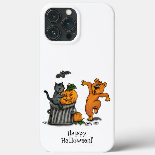 Happy Halloween! Cat Bat Dog and Spider iPhone 13 Pro Max Case