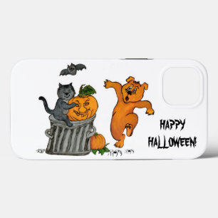 Happy Halloween! Cat Bat Dog and Spider iPhone 13 Case