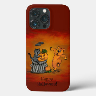 Happy Halloween! Cat Bat Dog and Spider iPhone 13 Pro Case