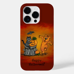 Happy Halloween! Cat Bat Dog and Spider Case-Mate iPhone 14 Pro Case