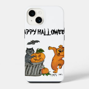 Happy Halloween! Cat Bat Dog and Spider iPhone 14 Case
