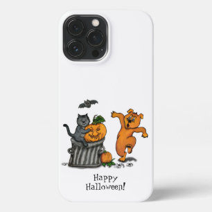 Happy Halloween! Cat Bat Dog and Spider iPhone 13 Pro Max Case