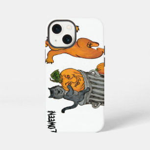 Happy Halloween! Cat Bat Dog and Spider iPhone 13 Mini Case
