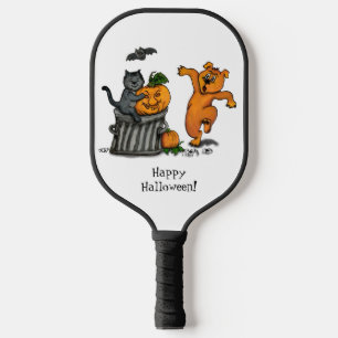 Happy Halloween! Cat Bat Dog and Spider Pickleball Paddle