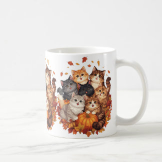 Happy Halloween Cats and Pumpkins  Coffee Mug