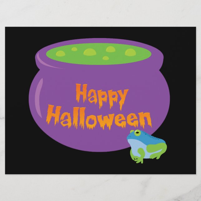 Happy Halloween Cauldron (Front)