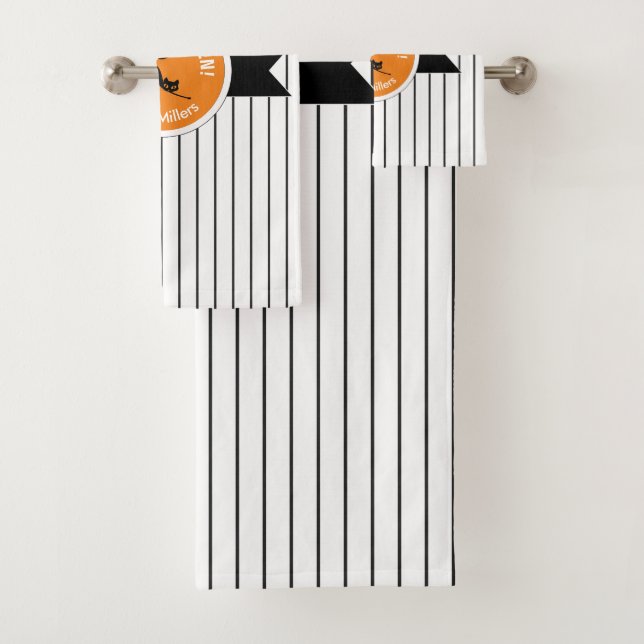 Happy Halloween Chat noir & Stripes ID686 (En situation)