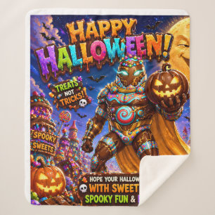 Happy Halloween, chocolatey blanket