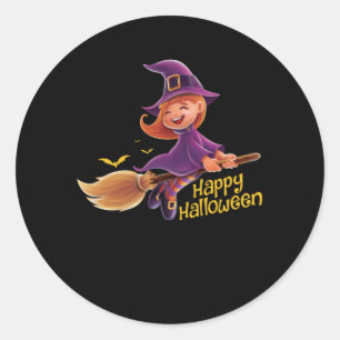Happy Halloween Classic Round Sticker
