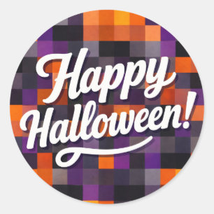 Happy Halloween Classic Round Sticker