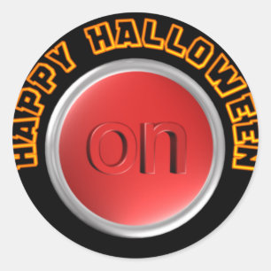  Happy Halloween Classic Round Sticker