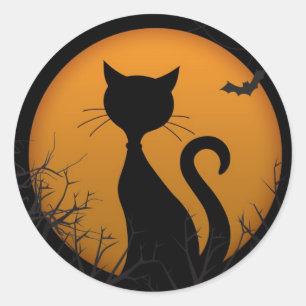 Happy Halloween Classic Round Sticker