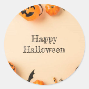 Happy Halloween Classic Round Sticker