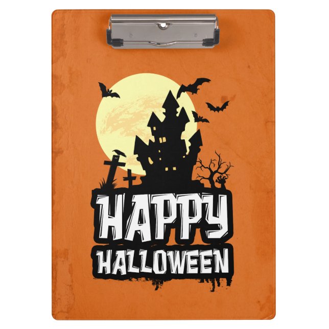 Happy Halloween Clipboard (Front)