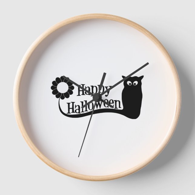 Happy Halloween                       Clock (Front)