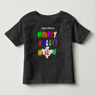 Happy Halloween Colourful Toddler T-shirt