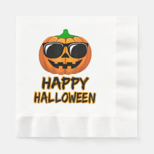 Happy Halloween Costume Funny Pumpkin Men Women Bo Napkin