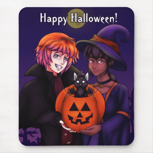 Happy Halloween Costumes Mouse Pad (Front)