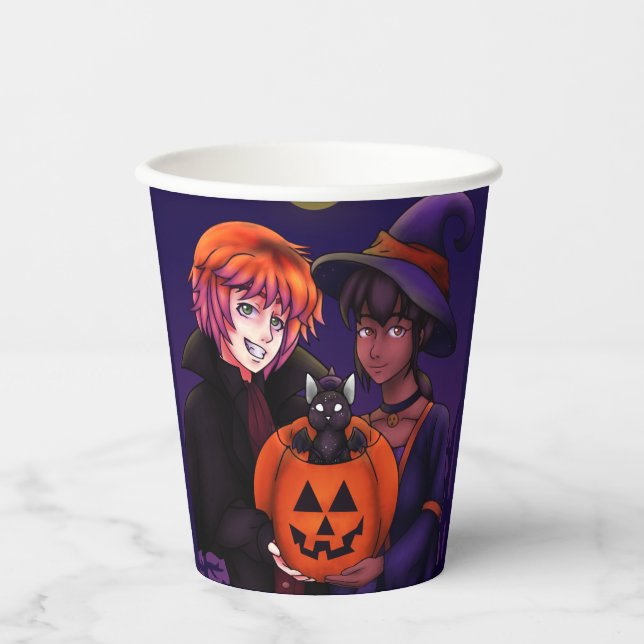 Happy Halloween Costumes Paper Cups (Front)