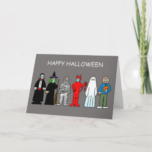 Happy Halloween Covid 19 Parade Humour Card