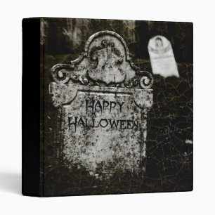 Happy Halloween Creepy Cemetery 1" Photo Album Binder