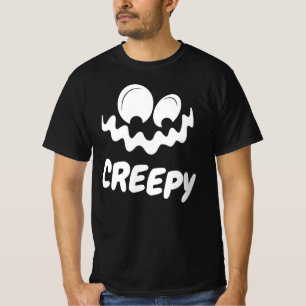 Happy Halloween Creepy Funny Face T-Shirt