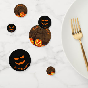 Happy Halloween Creepy Graveyard Table Confetti