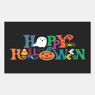 Happy Halloween Custom Lettering Sticker