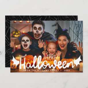 Happy Halloween Custom Photo Halloween  Card