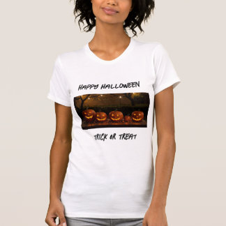 Happy Halloween, Cute Carved Pumpkins T-Shirt